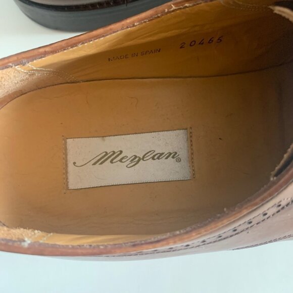 Mezlan Brown Leather Lace-up Oxford Derby Dress Shoe Spain Men’s Size 12 main image 8